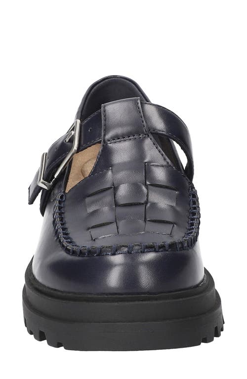 Bella Vita Makell Lug Sole Loafer In Blue