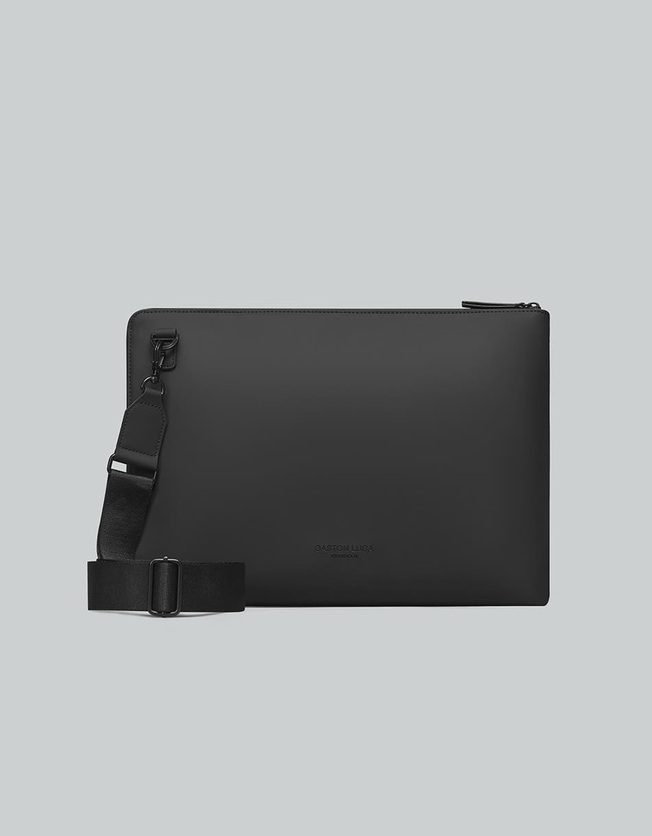 Gaston Luga Spläsh Laptop Bag - 15"/16" - Black, Main, color, Black