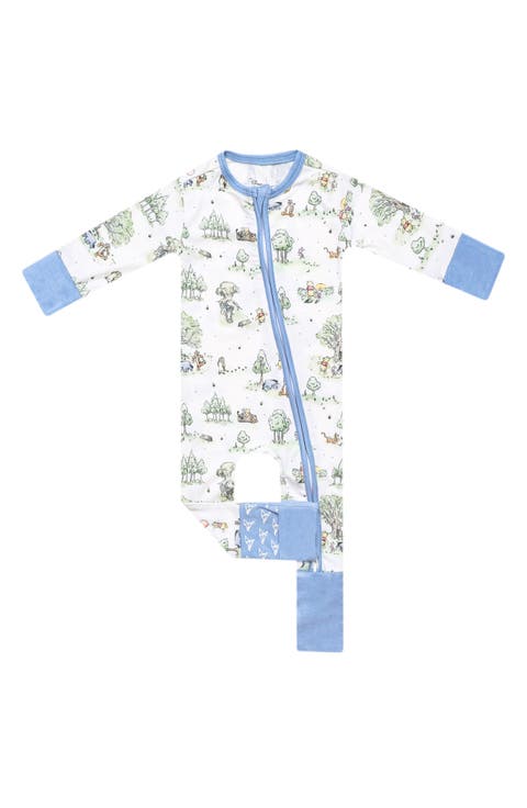 Hundred Acre Woods Convertible Zip-Up Footie (Baby)