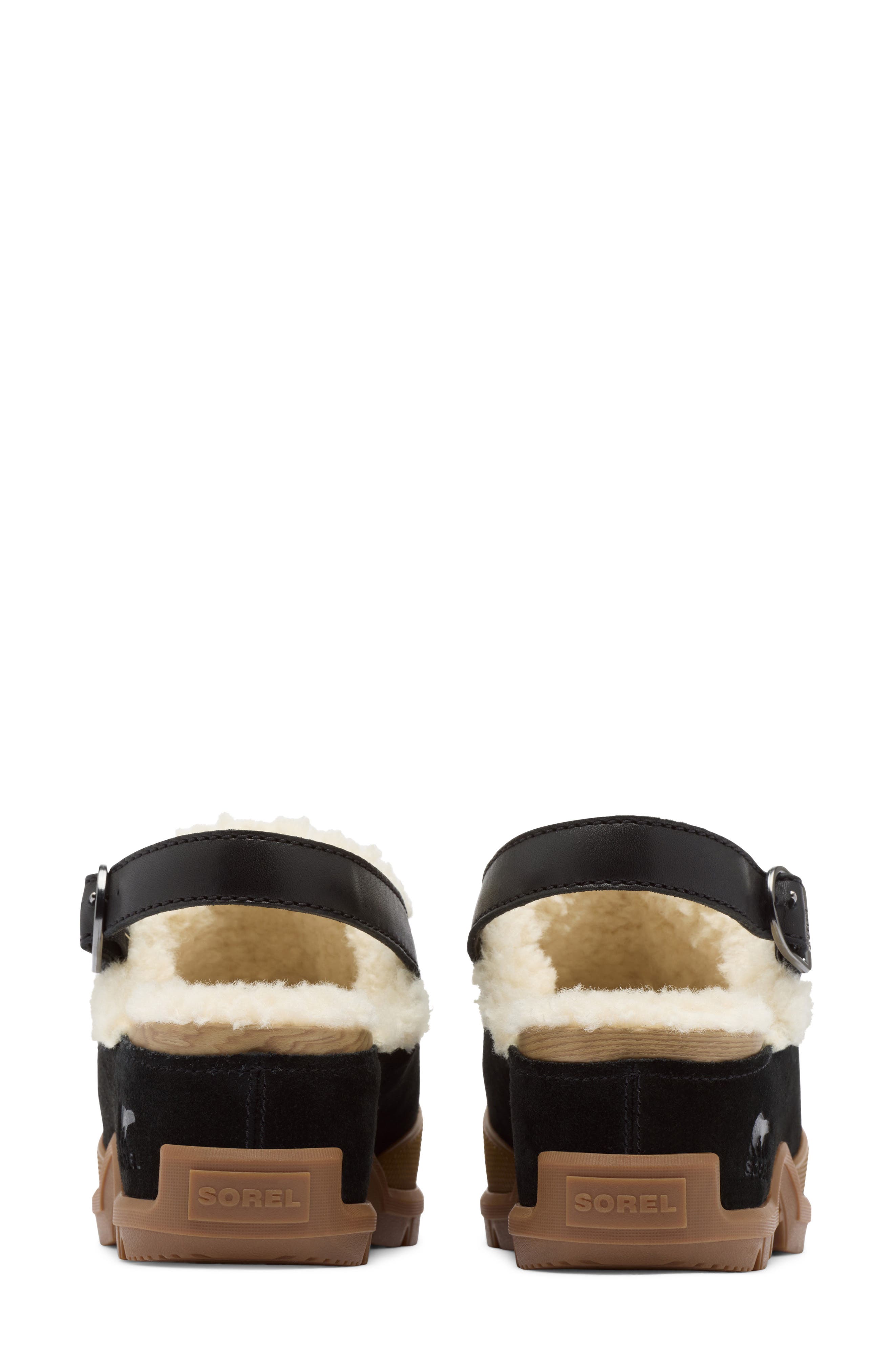 Roam N Clog Cozy Platform Clog, Alternate, color, BLACK/ GUM 10