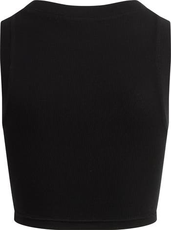The Cutting It Loose Rib Crop Top