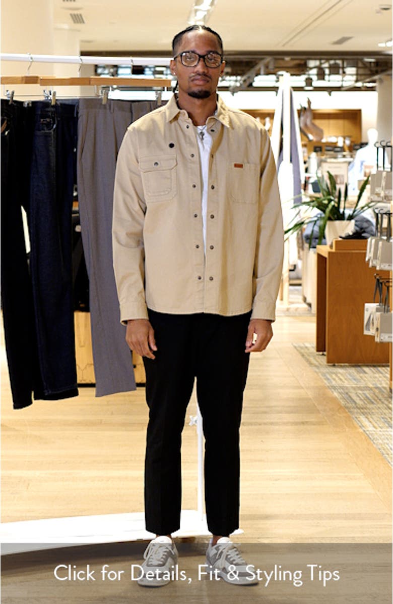 Cotton Stretch Twill Work Shirt, sales video thumbnail