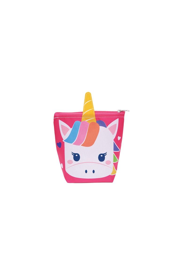 Unicorn Snack Bag, Main, color, Pink