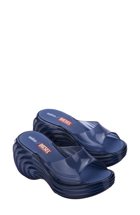 x Diesel Platform Slide Sandal