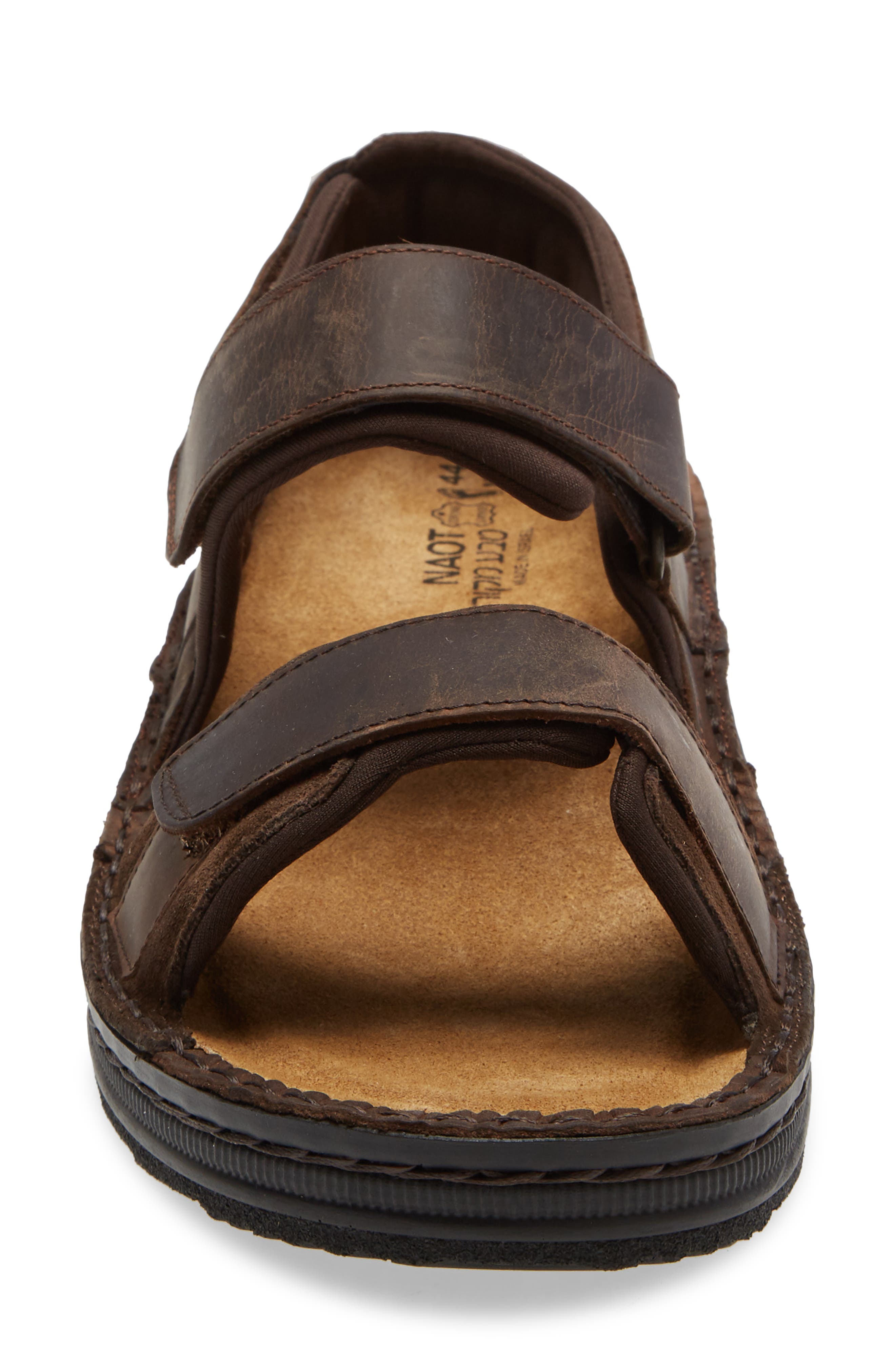 Arthur Sandal, Alternate, color, CRAZY HORSE LEATHER