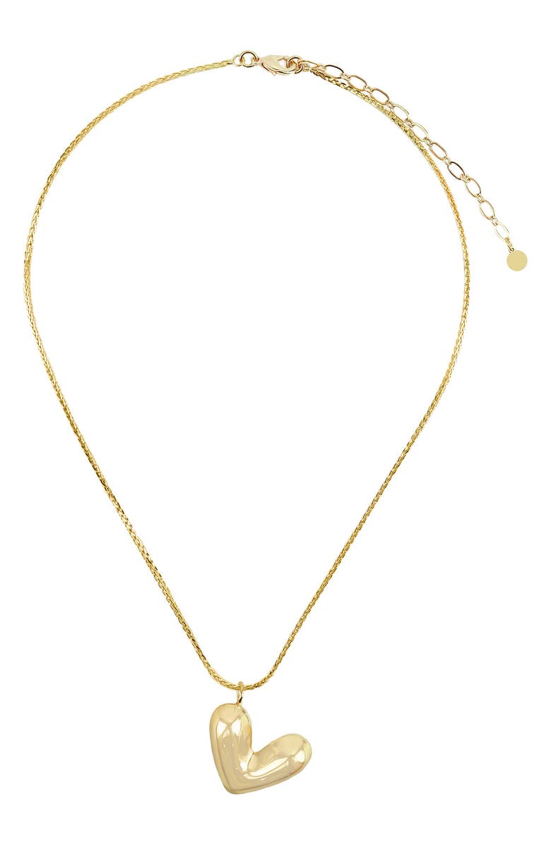 Panacea Bubble Heart Pendant Necklace, Main, color,