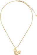 Panacea Bubble Heart Pendant Necklace