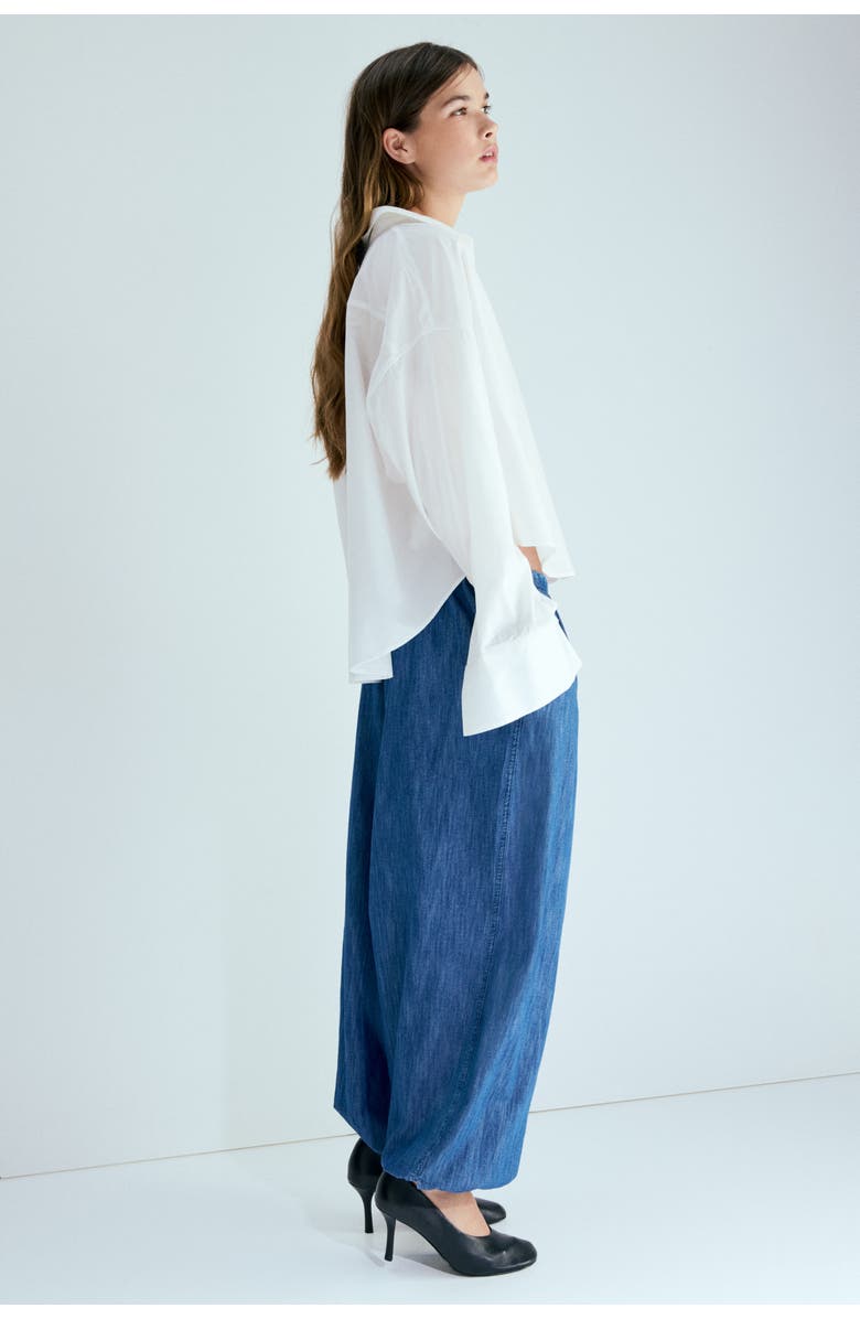 H&M Loose-fit Shirt, Alternate, color, White