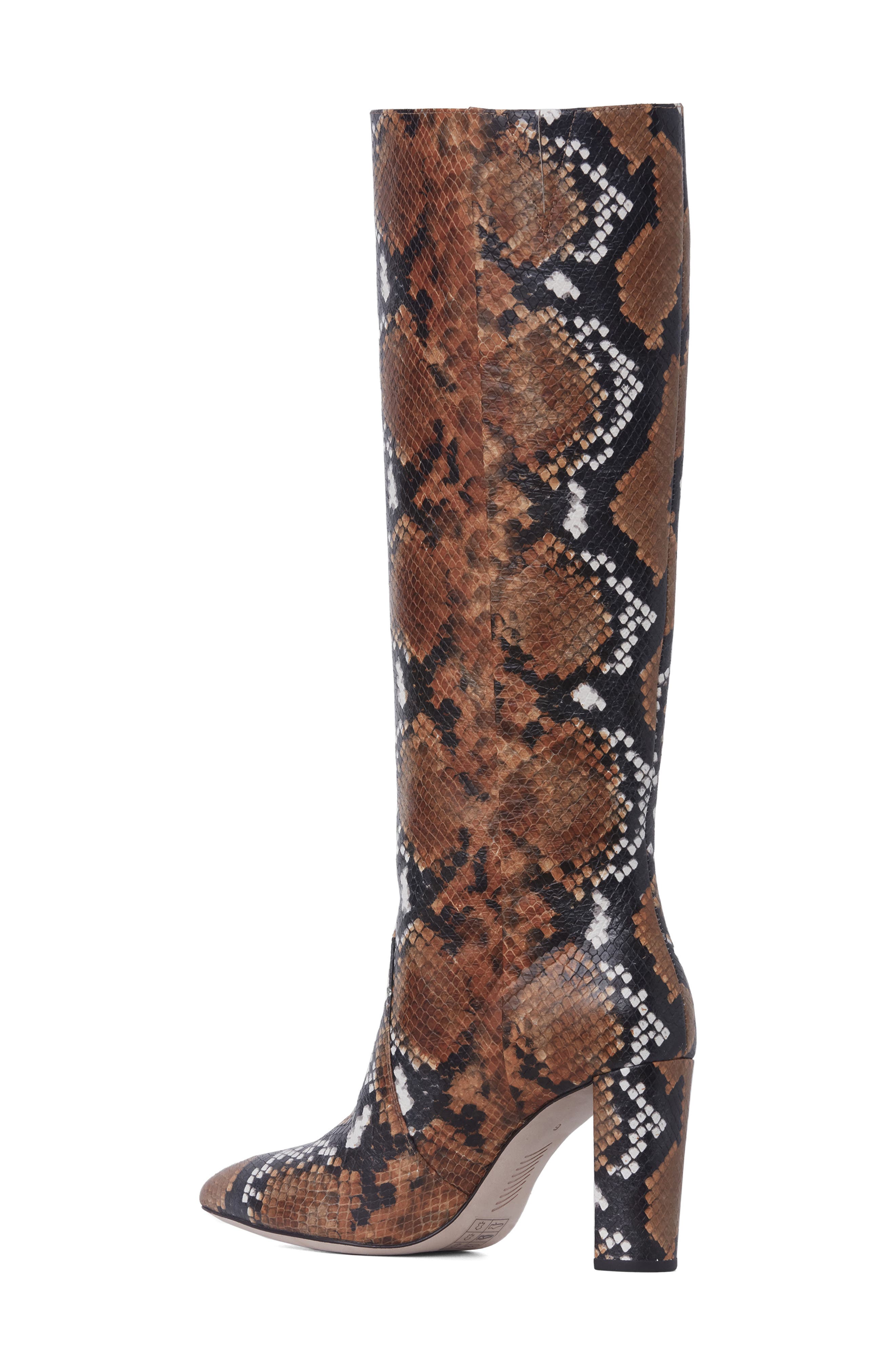 Carmen Knee High Boot, Alternate, color, ORANGE MULTI