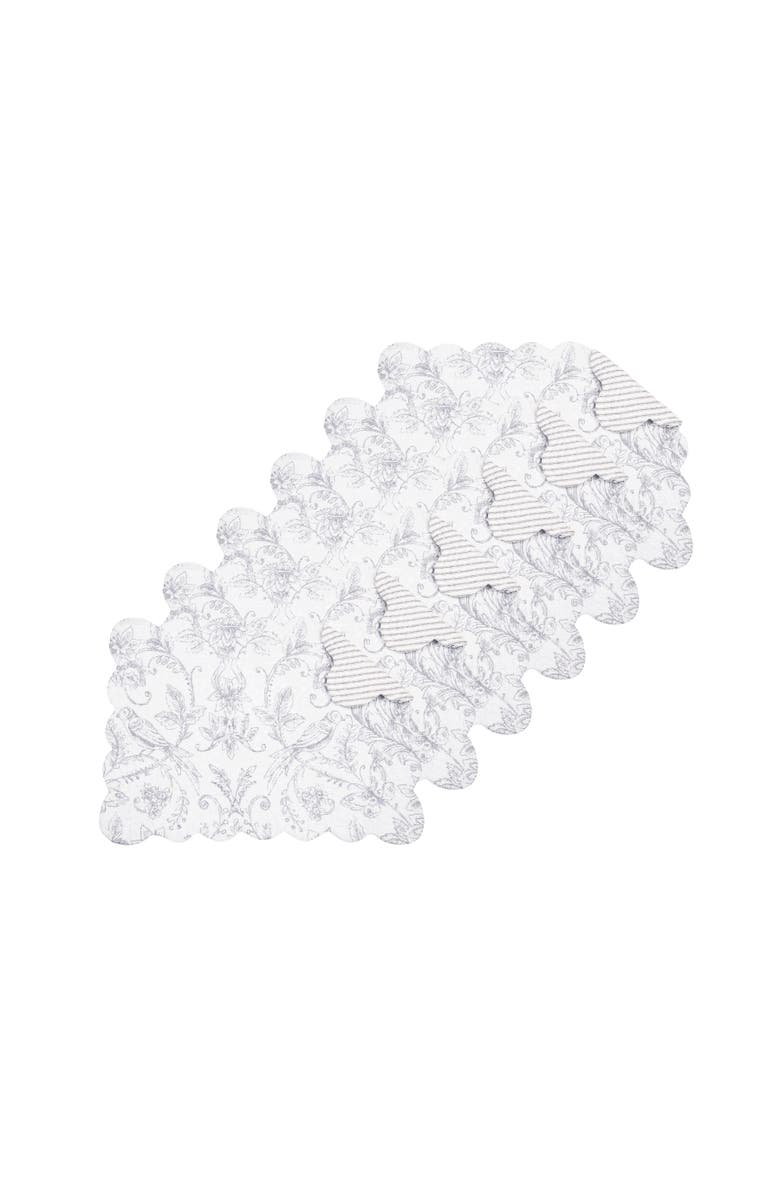 C&F Home Callahan Songbirds Placemats Set of 6, 13" x 19", Main, color, Purple