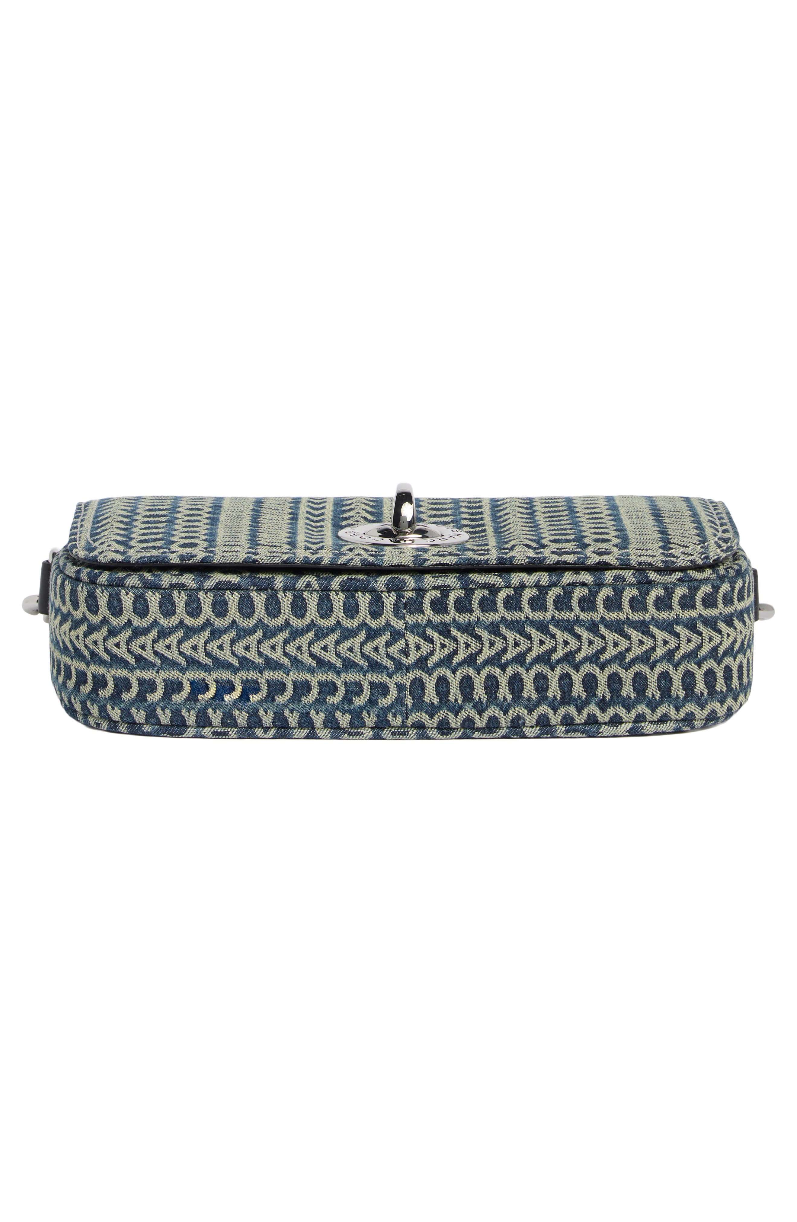 Monogram Pattern Shoulder Bag, Alternate, color, INDIGO