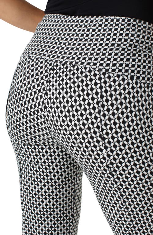 LIVERPOOL LOS ANGELES LIVERPOOL LOS ANGELES STELLA GEO PRINT PULL-ON KICK FLARE KNIT PANTS