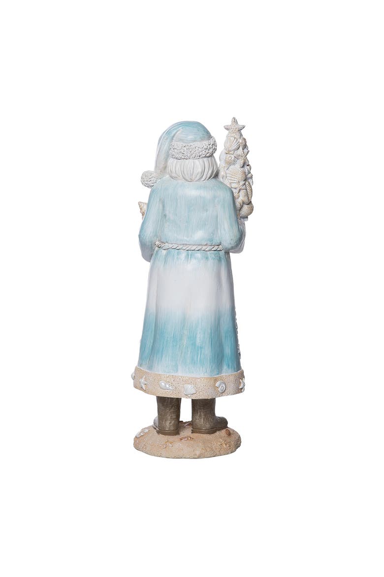 Beach Santa Figurine, Alternate, color, Blue