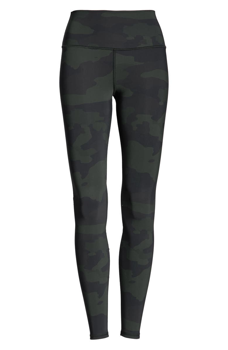 Alo Vapor High Waist Leggings, Alternate, color, Hunter Camouflage
