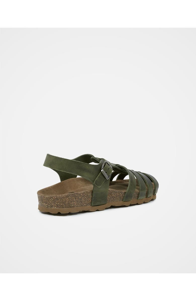 Celtic & Co. Fisherman's Sandal, Alternate, color, Olive