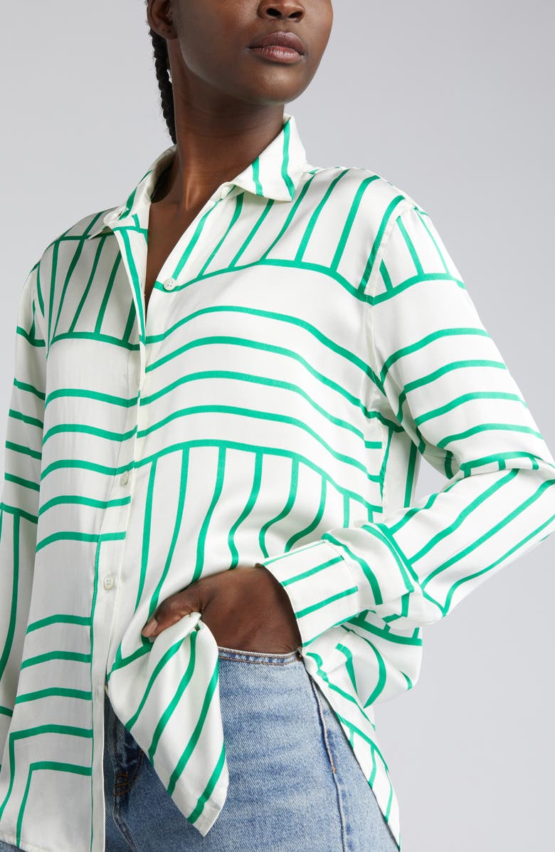 Rails Mara Silk Button-Up Shirt, Alternate, color, 