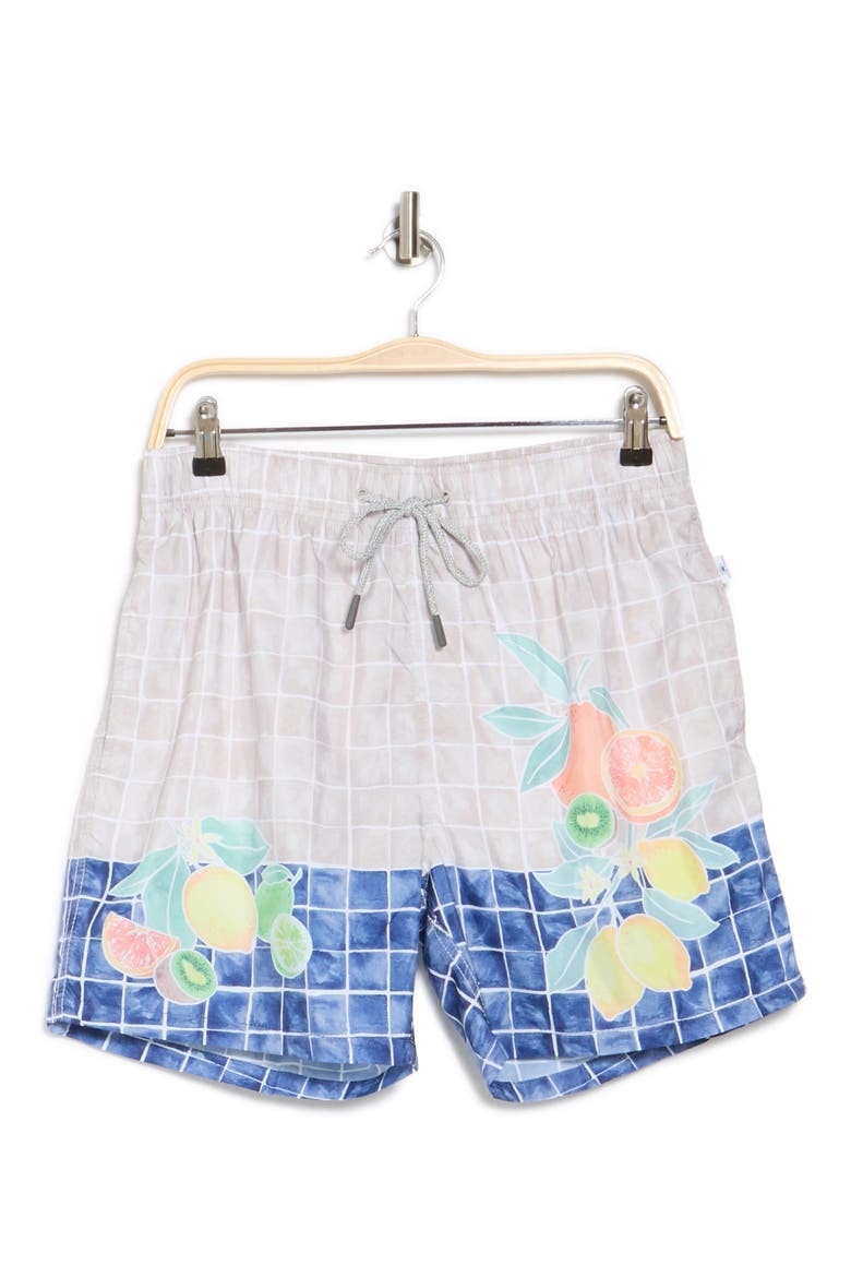 Ponji Volley Swim Trunks, Alternate, color, TAN