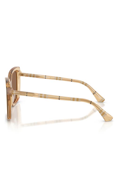 Burberry Womens Be4456 Square-frame Acetate Sunglasses Cream In 41677354 Beige