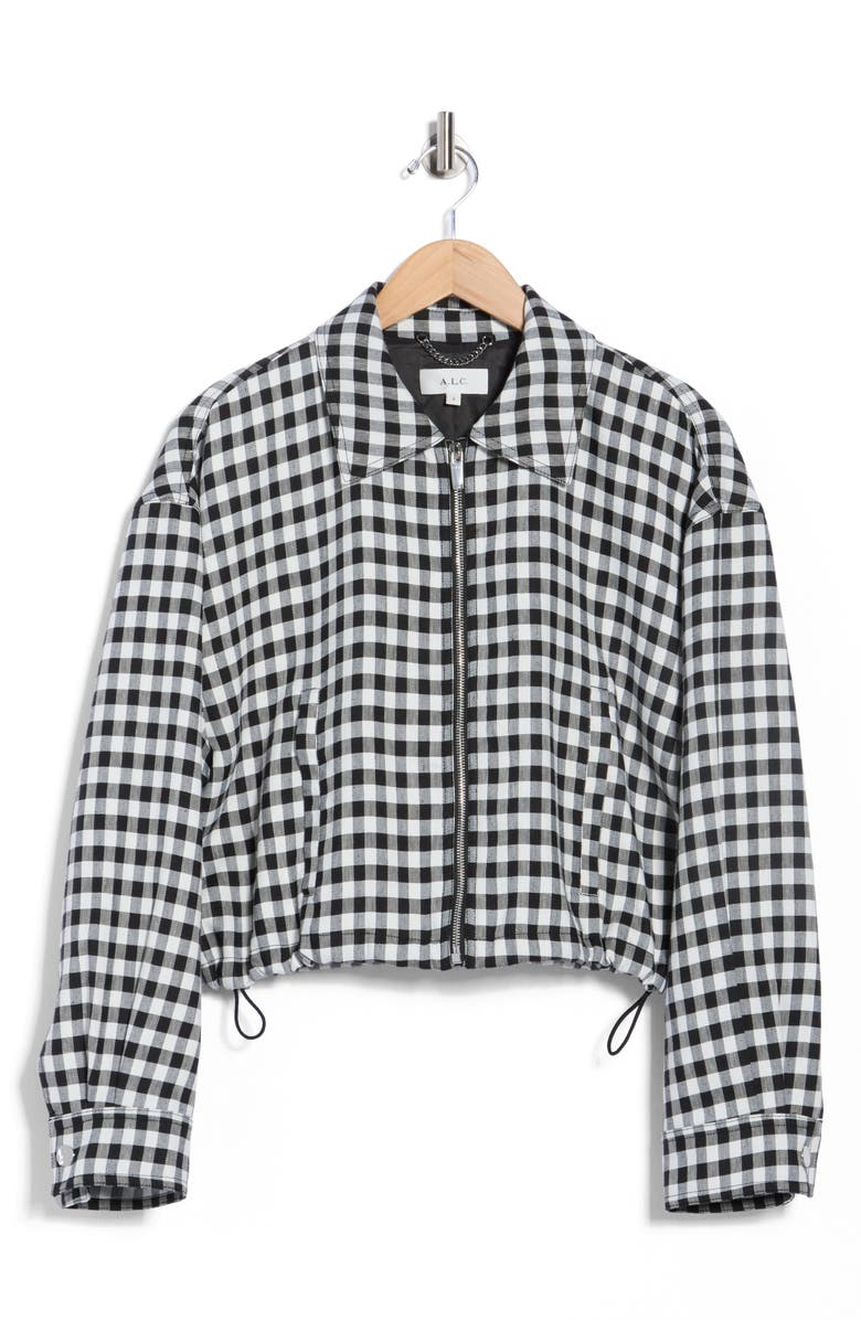 A.L.C. Kayden Jacket, Main, color, Black/ Cream