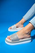 Prologue Shoes Oeste Rhinestone Platform Sandal