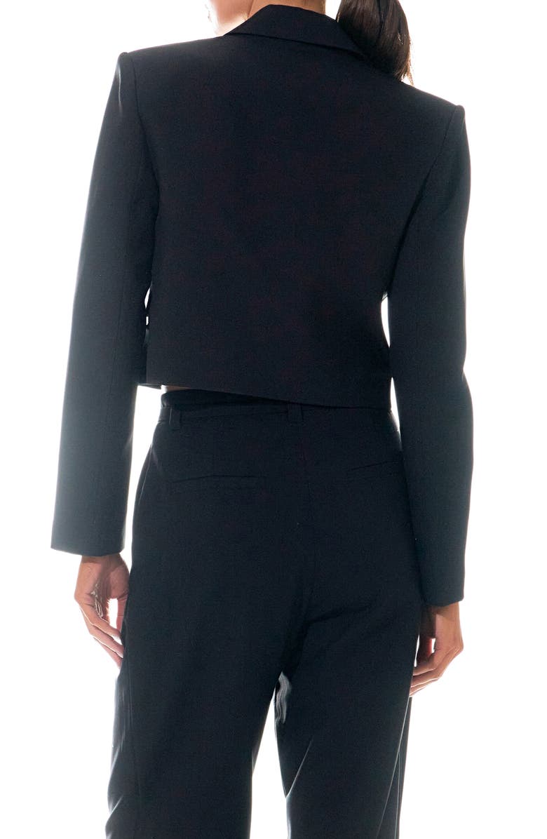 Grey Lab One-Button Crop Blazer, Alternate, color, 