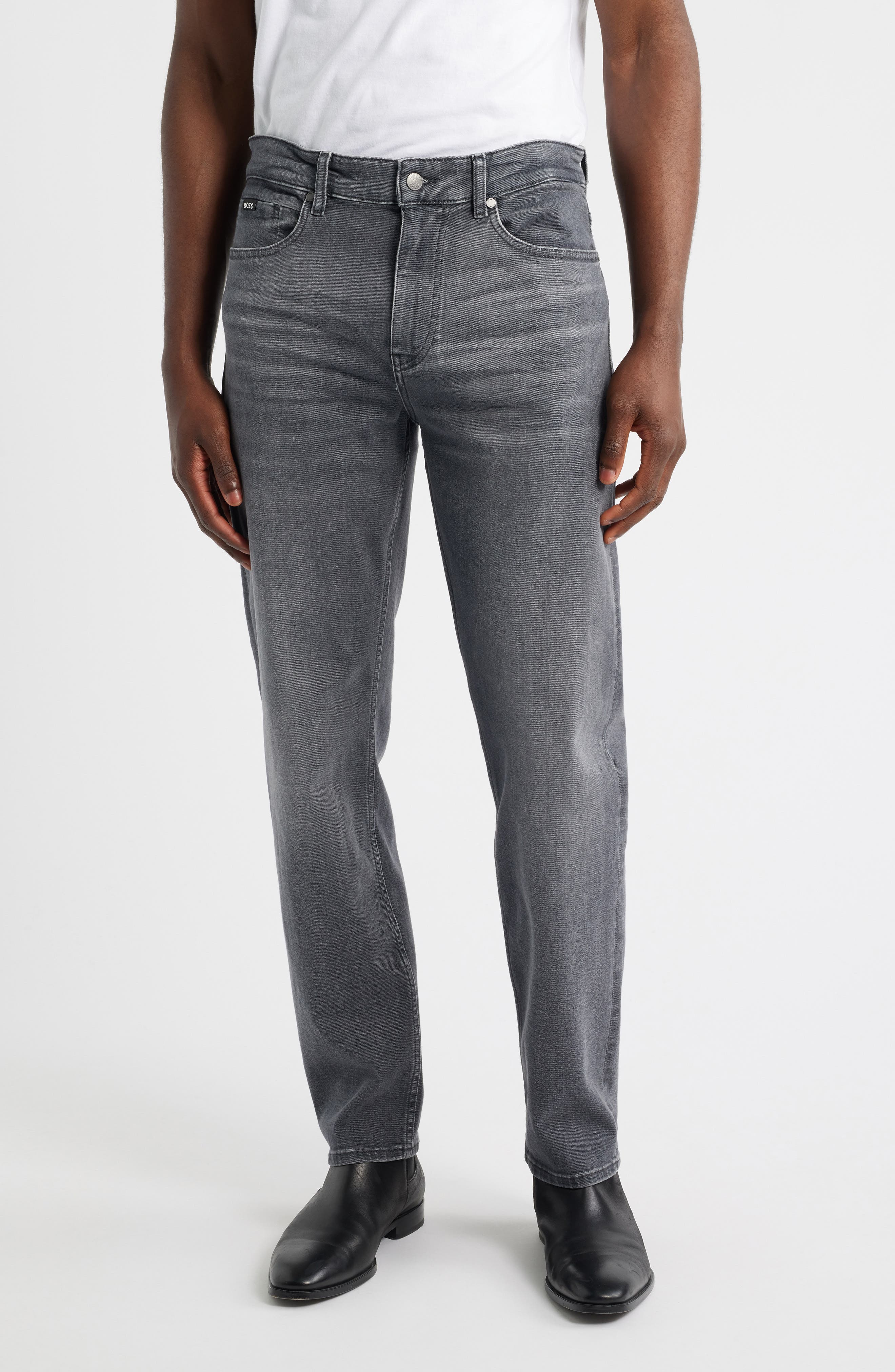 BOSS Ogden Straight Leg Jeans