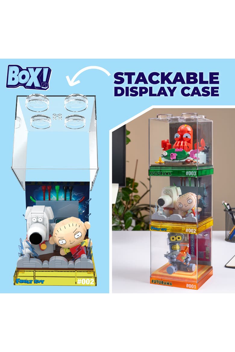 Family Guy Stewie and Brian BOX! #002 Building Set, Alternate, color, None