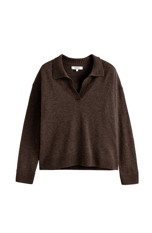 Chinti & Parker Wool Cashmere Blend V Neck Collared Sweater In Multi