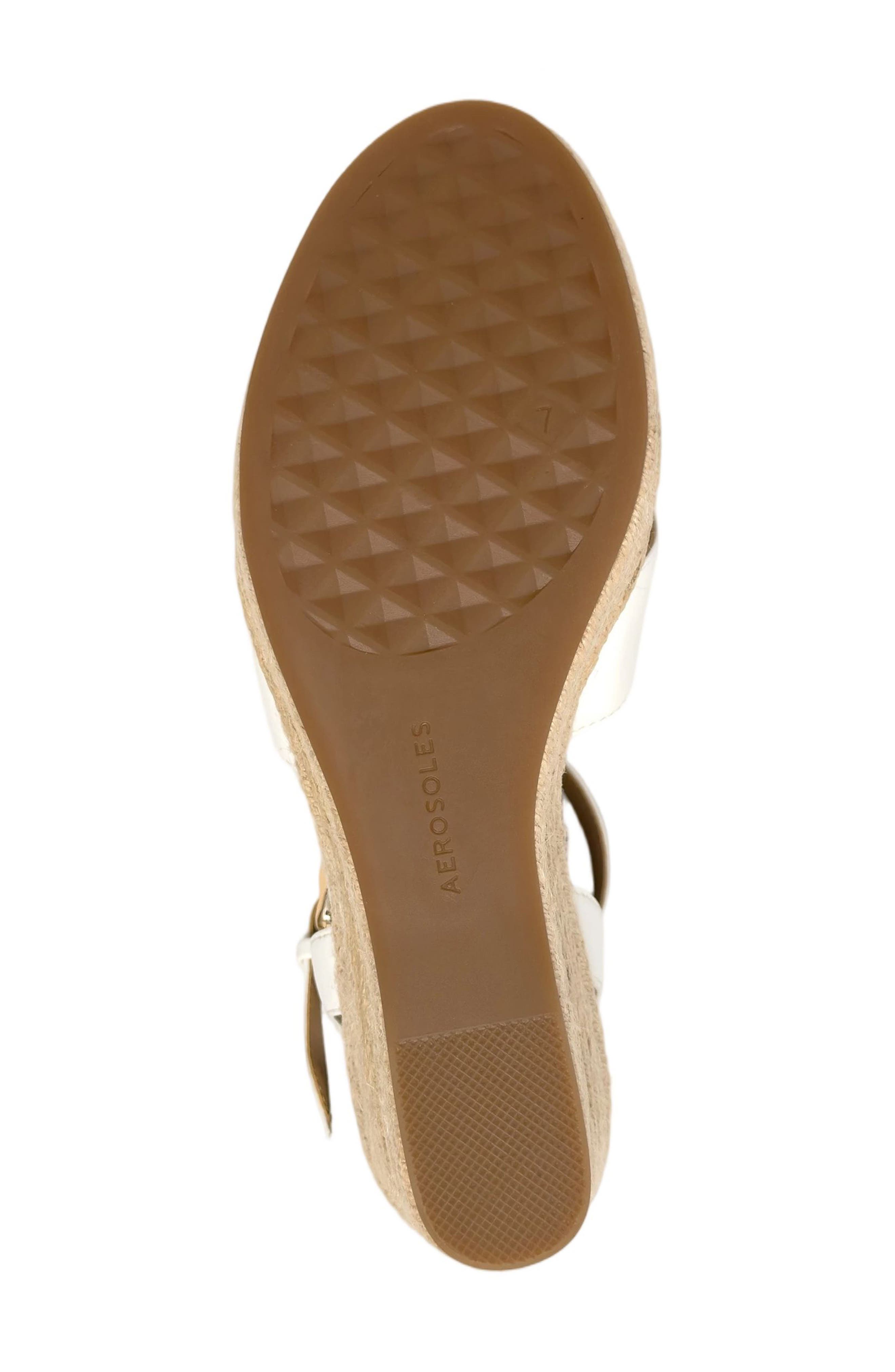 Casarina Platform Wedge Sandal, Alternate, color, WHITE
