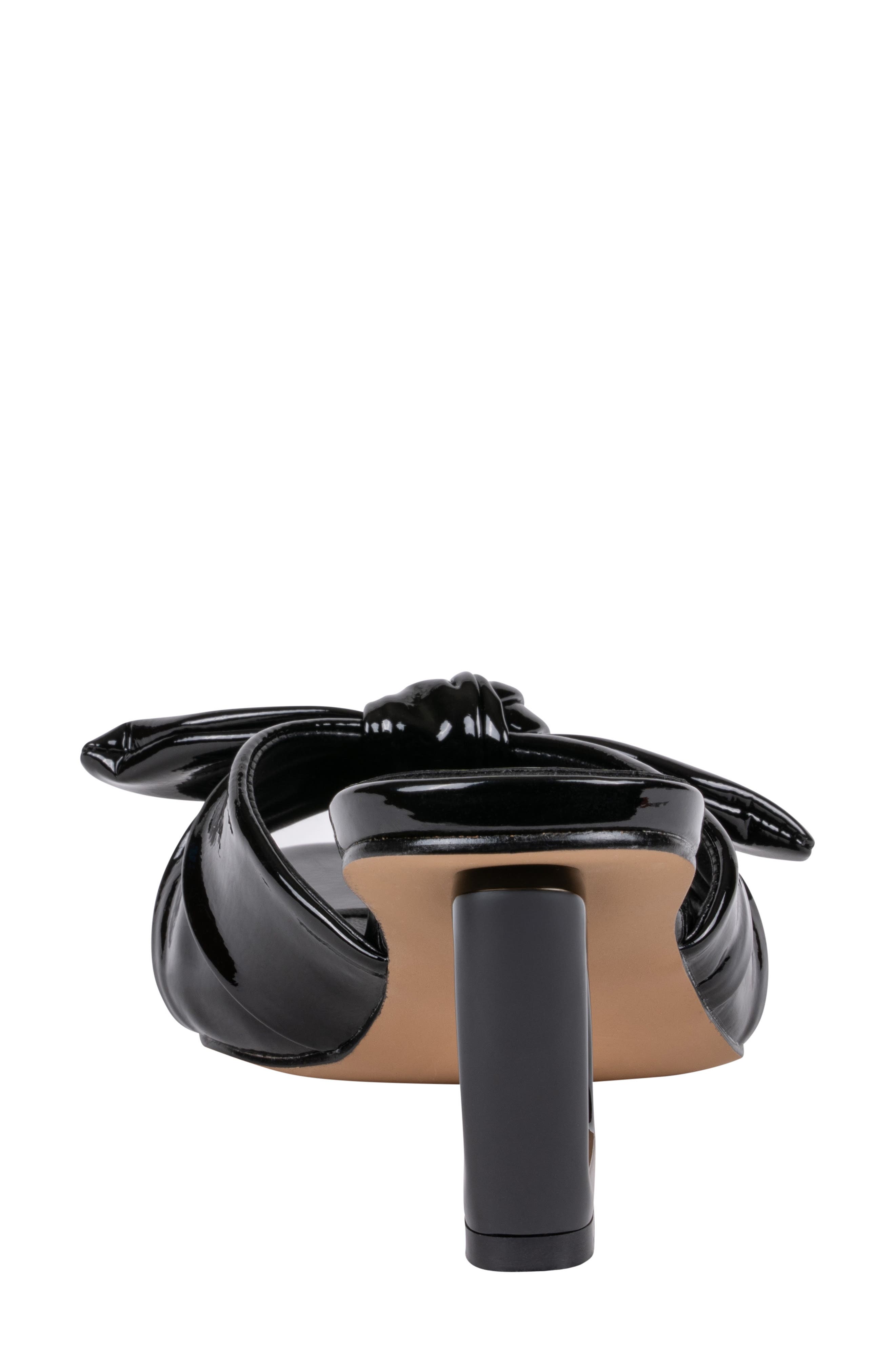 GOOD CHOICE NEW YORK Flux Bow Slide Sandal, Alternate, color, Black