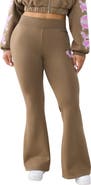 True Religion Crystal Branded Flare Pants