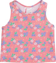 RuffleButts Toddler Girls UPF50+ Active Tank Top