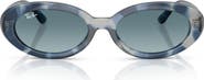 Ray-Ban 54mm Gradient Oval Sunglasses