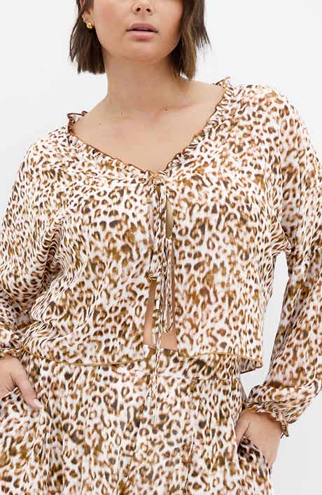 City Chic Corina Tie Front Top