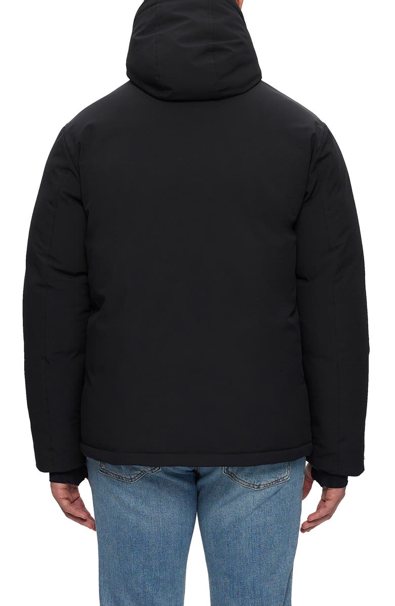 Noize Arturo Short Parka, Alternate, color, Black