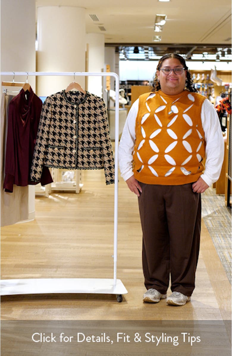 The Juno Metallic Houndstooth Jacket, sales video thumbnail