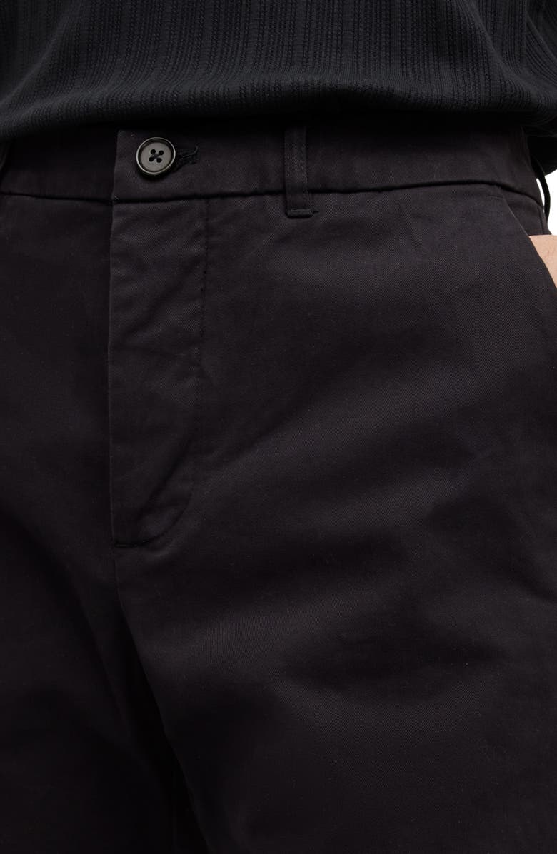 AllSaints Neiva Flat Front Stretch Twill Shorts, Alternate, color,