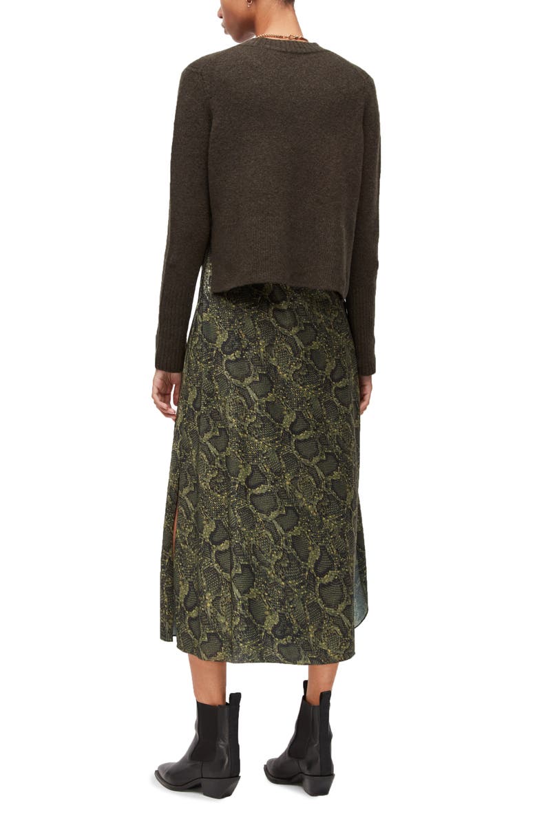 AllSaints Tiana Tamora Two-Piece Sweater & Slipdress, Alternate, color, 