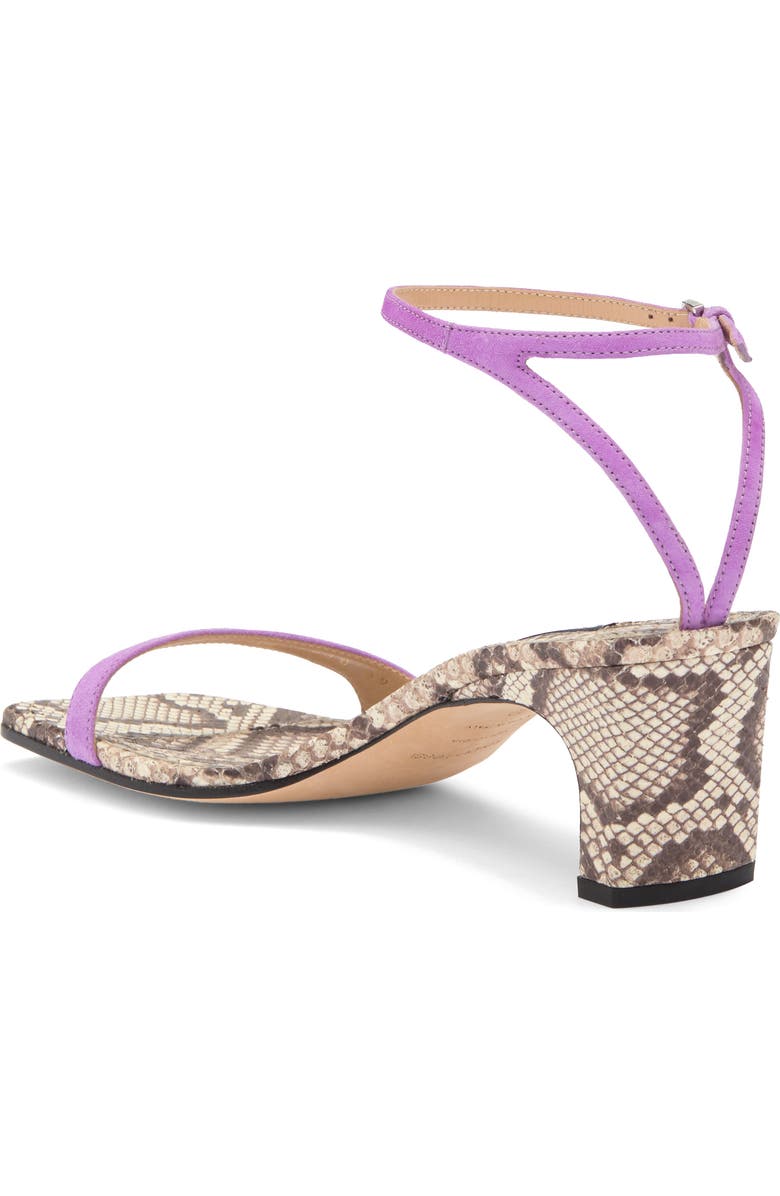 Sergio Rossi Kitten Heel Ankle Strap Sandal, Alternate, color,