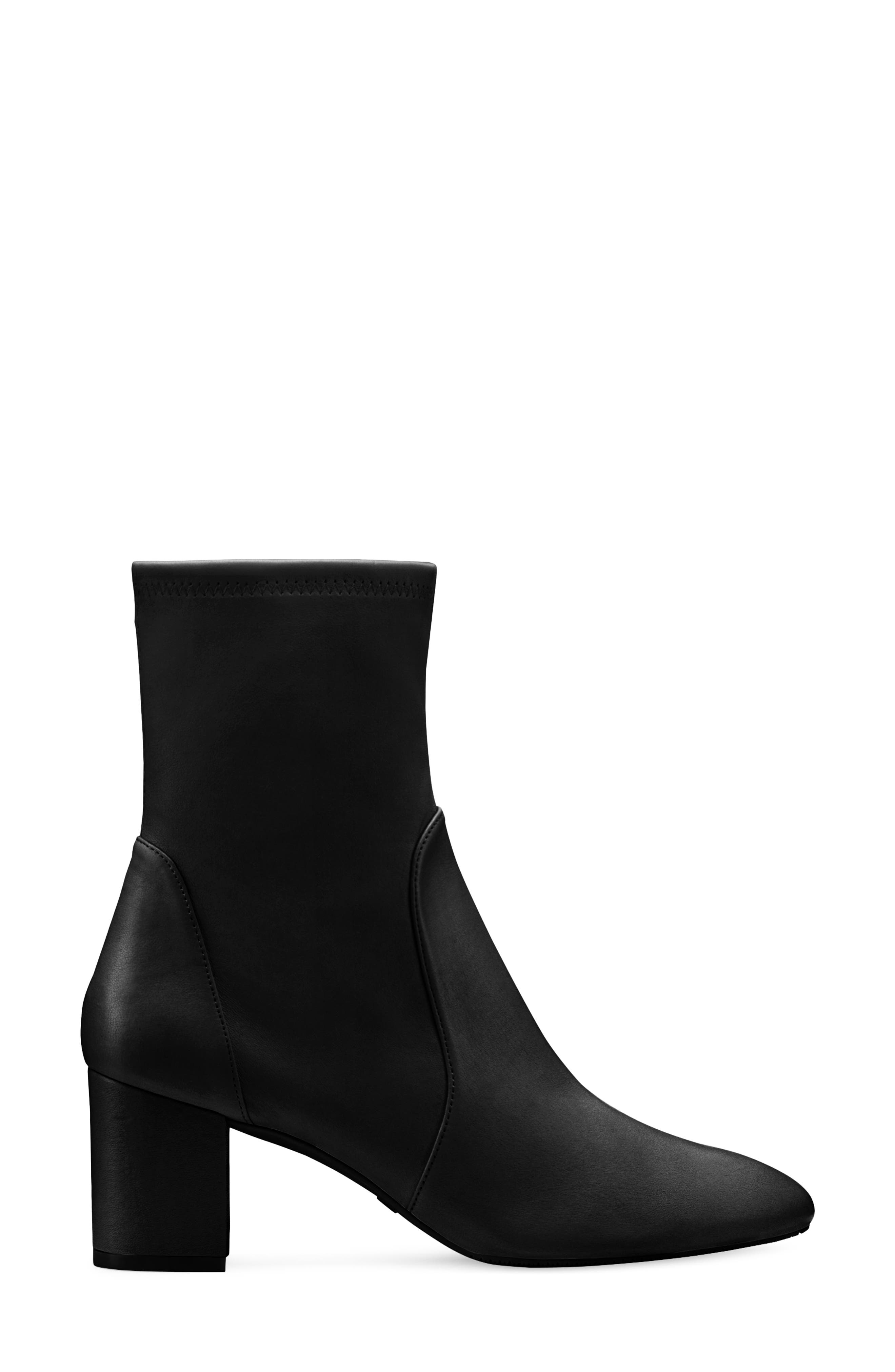 Stuart Weitzman Yuliana Ankle Bootie, Alternate, color, Black