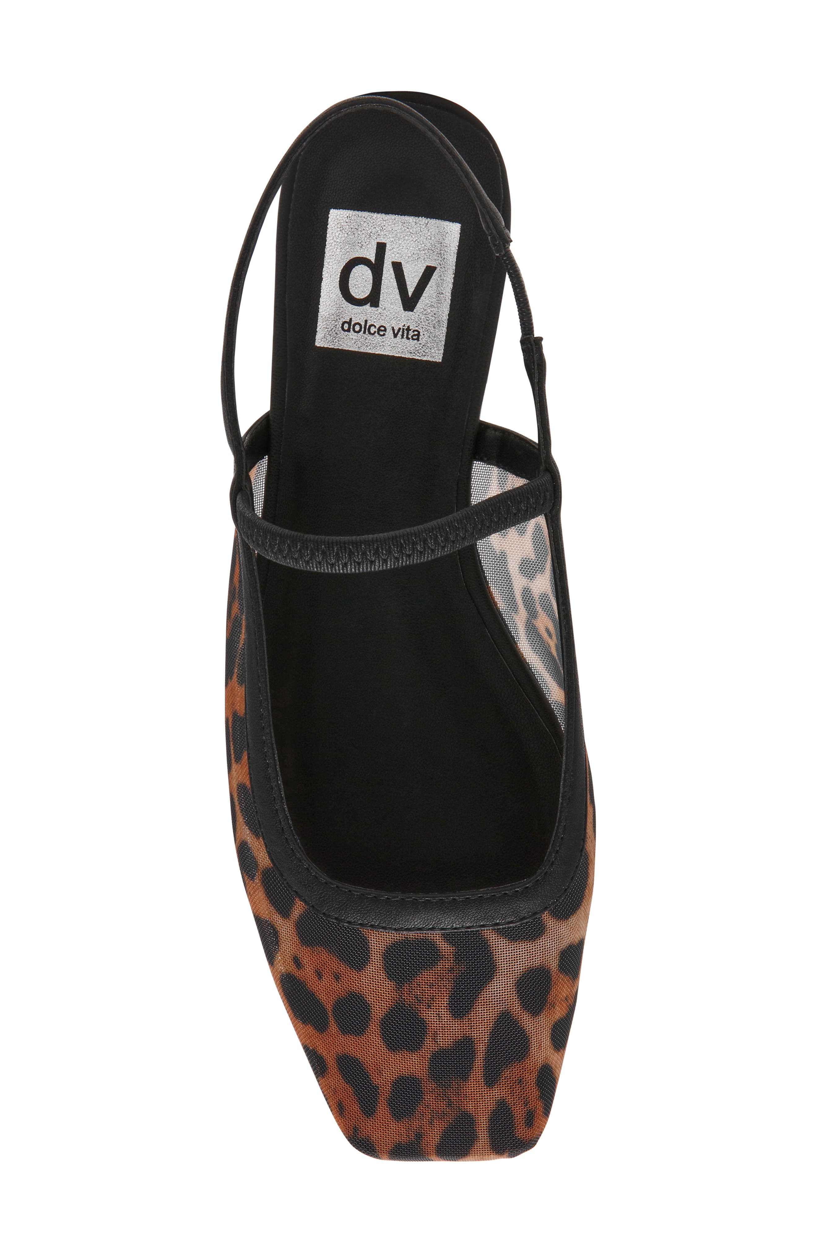 DV by Dolce Vita Fiera Slingback Flat, Alternate, color, Leopard
