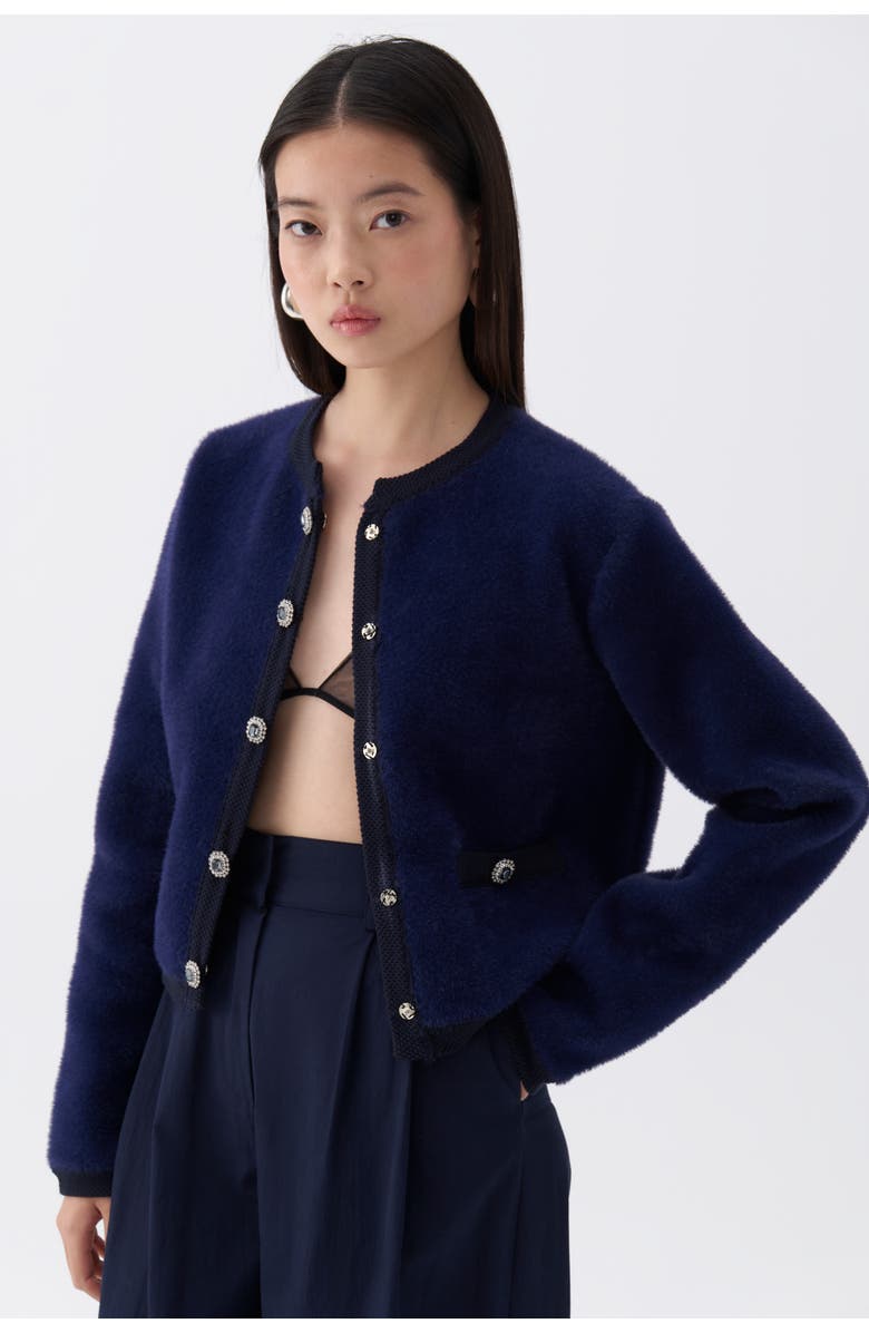 Nocturne Buttoned Knitwear Cardigan, Main, color, 