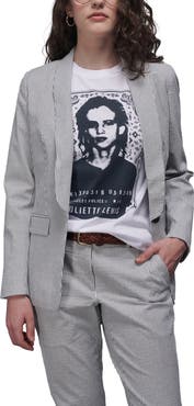 WILDFANG The Empower Seersucker Tux Blazer