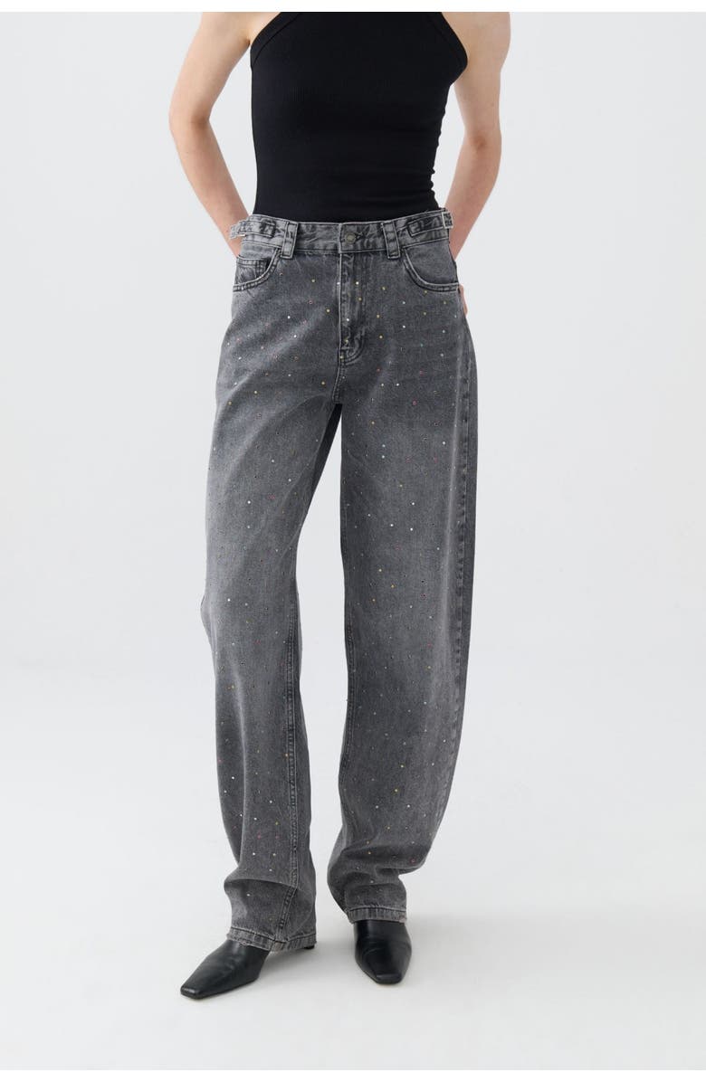 Nocturne High Waisted Balloon Jeans, Main, color, 