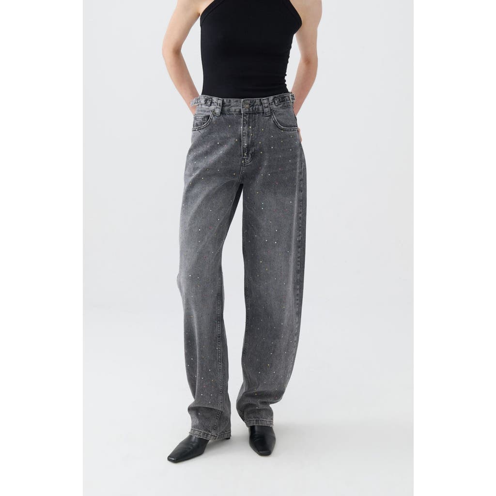 NOCTURNE NOCTURNE HIGH WAISTED BALLOON JEANS