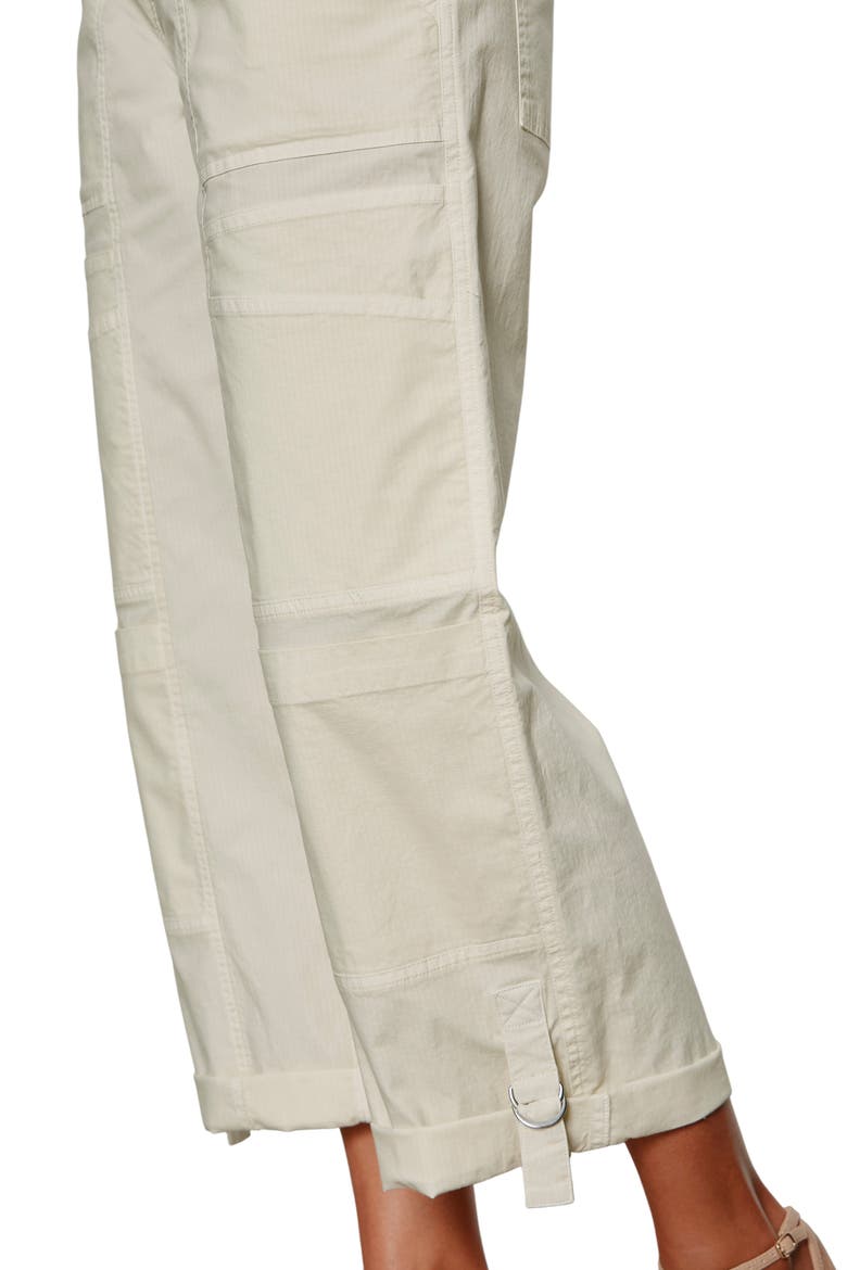 Angels Stretch Cotton Cargo Pants, Alternate, color, WASHED LEMON YELLOW