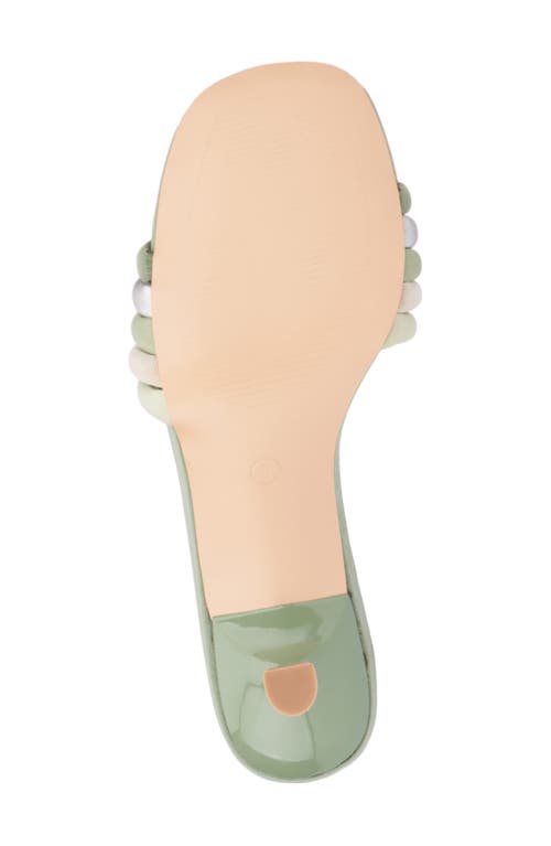 Torgeis Idra Slide Sandal In Sage Green