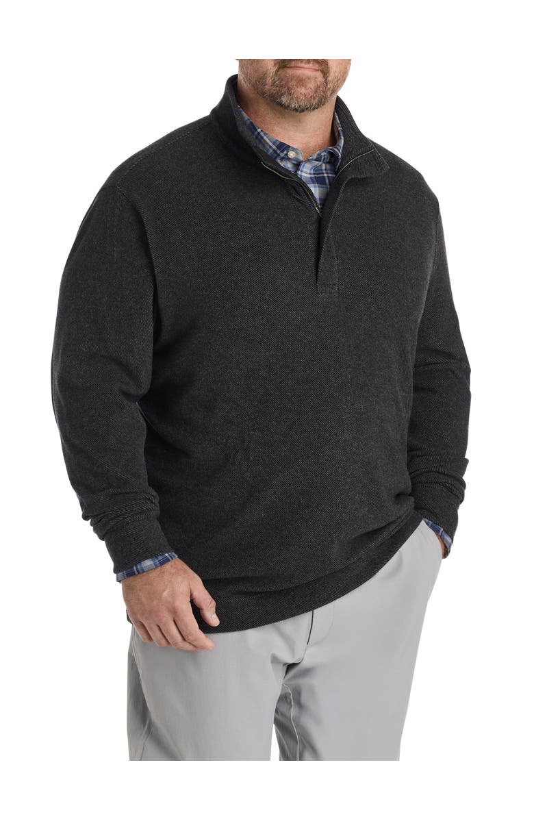 vineyard vines Big & Tall Calmwater 1/4-Zip Pullover, Main, color, Nocturne