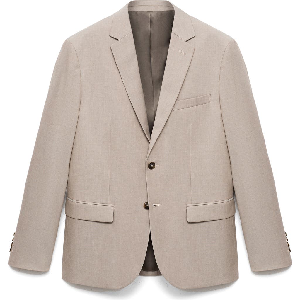 Mango Superslim Fit Stretch Sport Coat In Gray