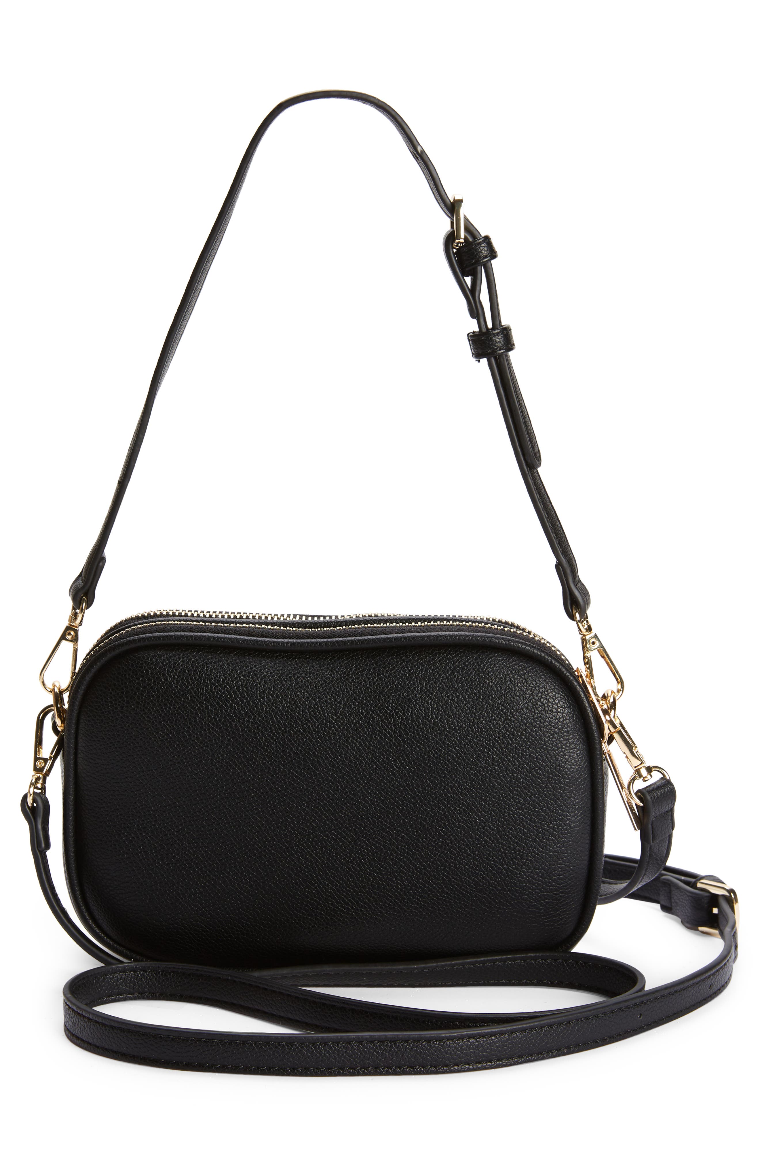 Mali + Lili Eryn Vegan Leather Crossbody Bag, Alternate, color, 